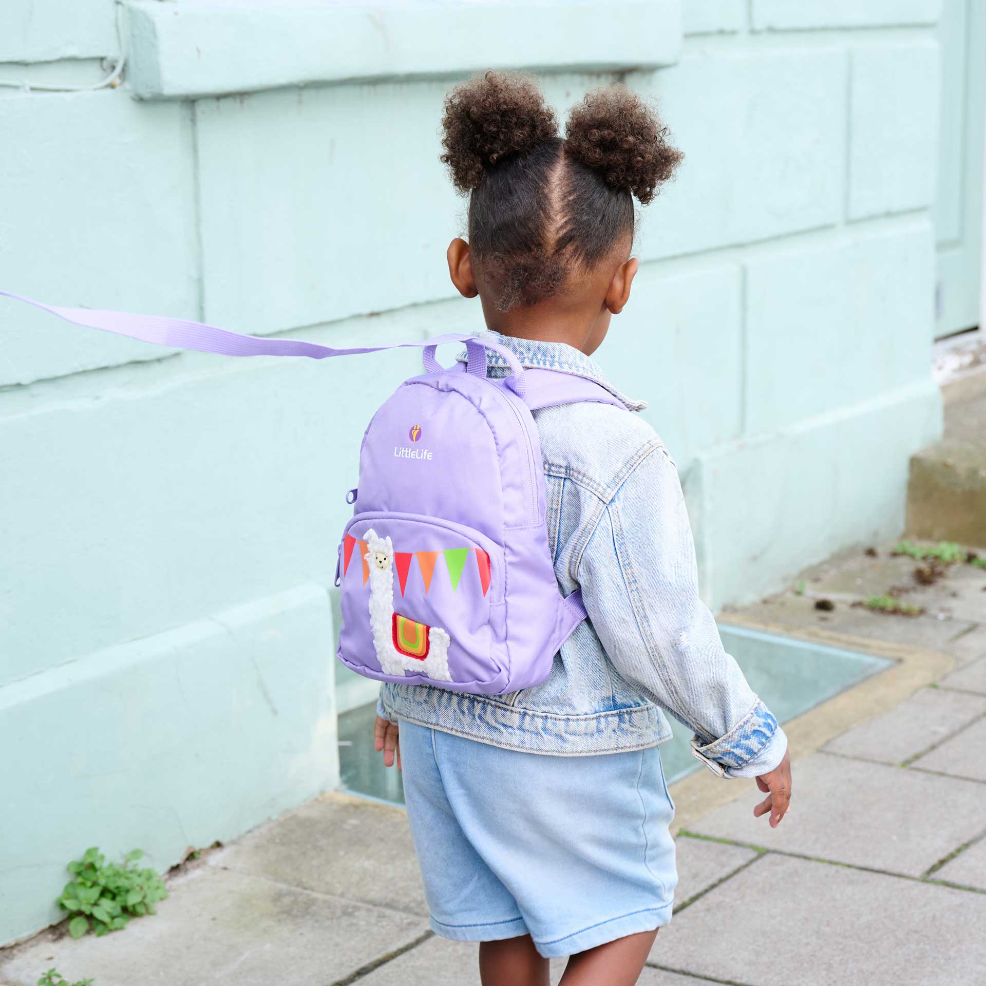Llama Toddler Backpack with Rein - Image 2