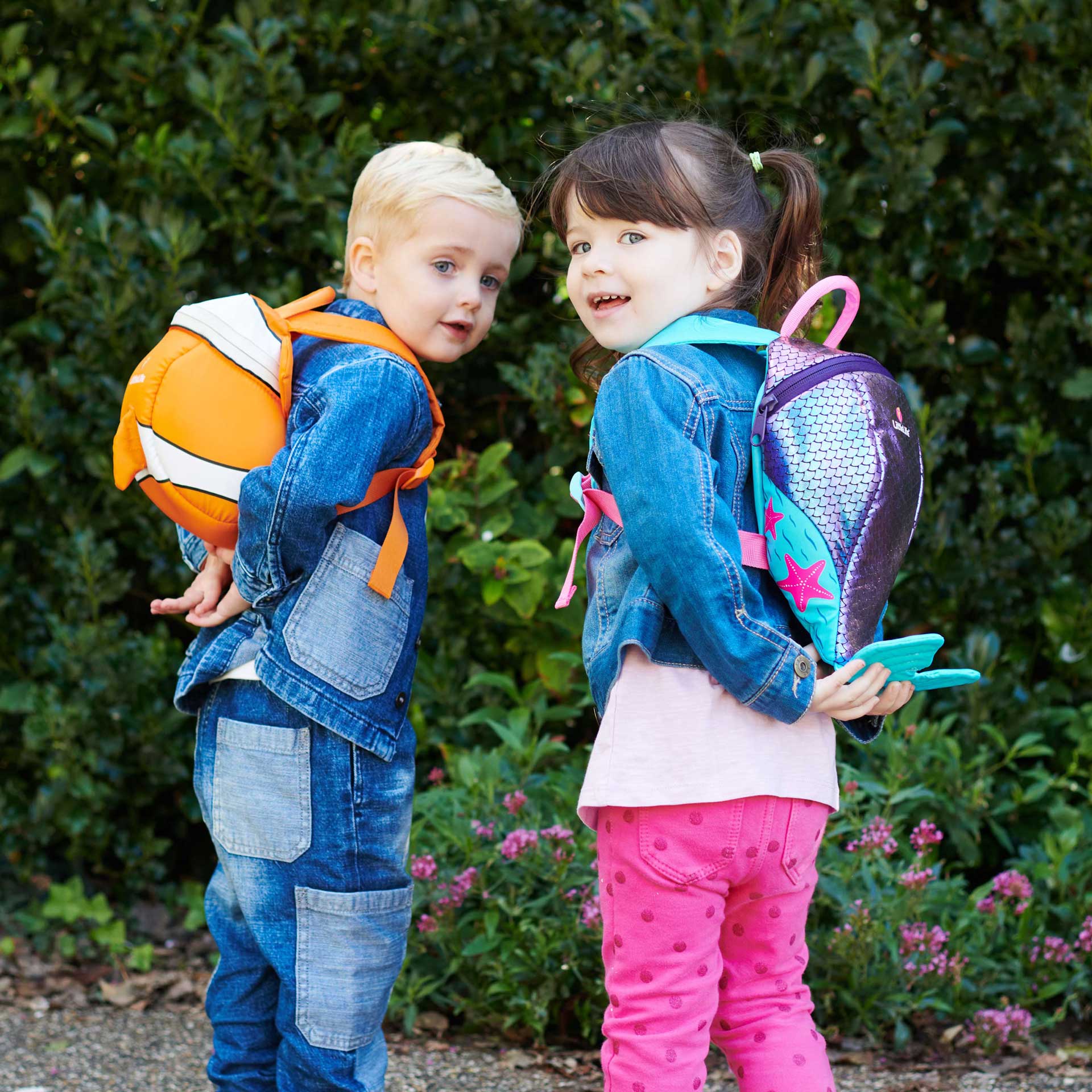 Mermaid Toddler Backpack with Rein - Image 3