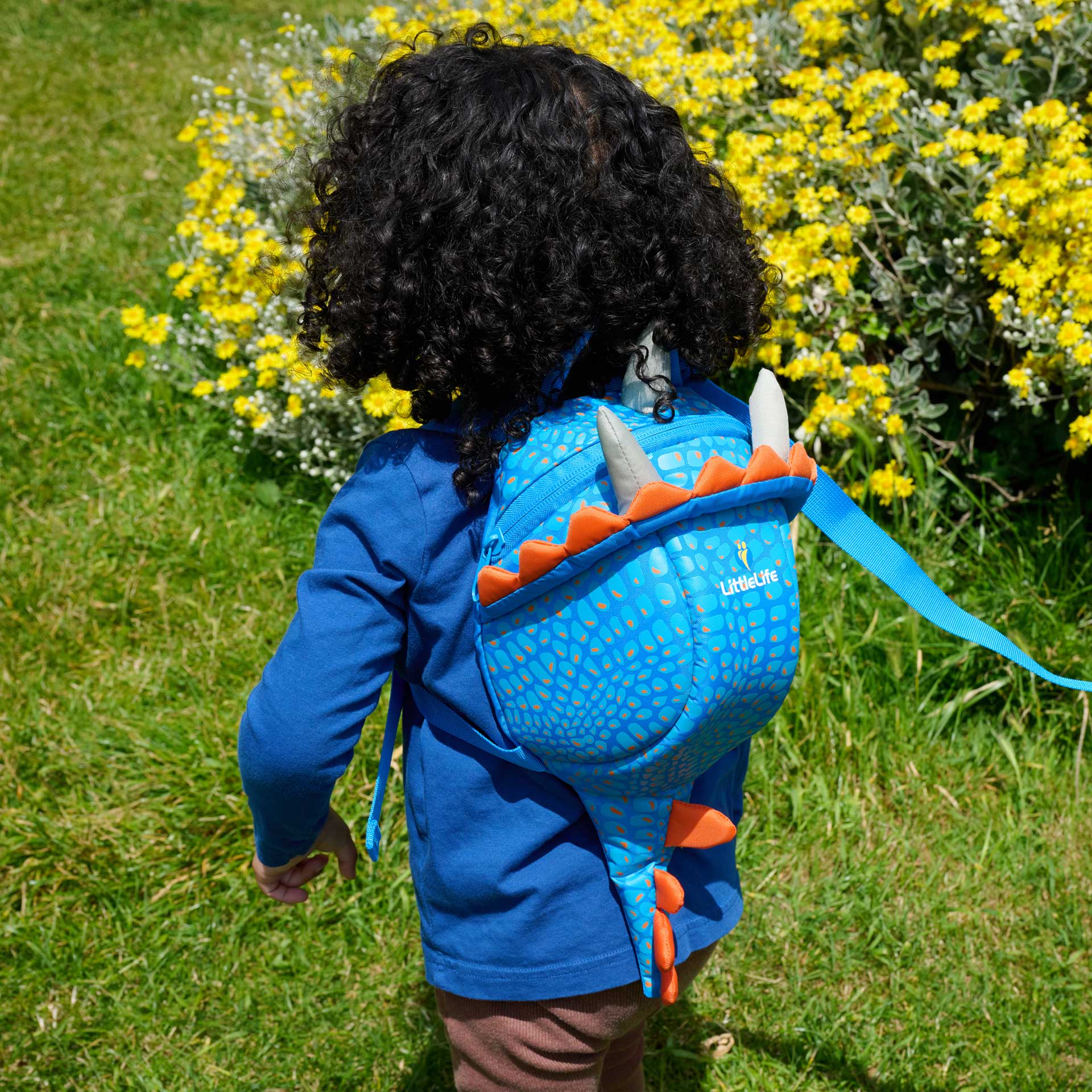 Triceratops Toddler Backpack with Rein - Image 2