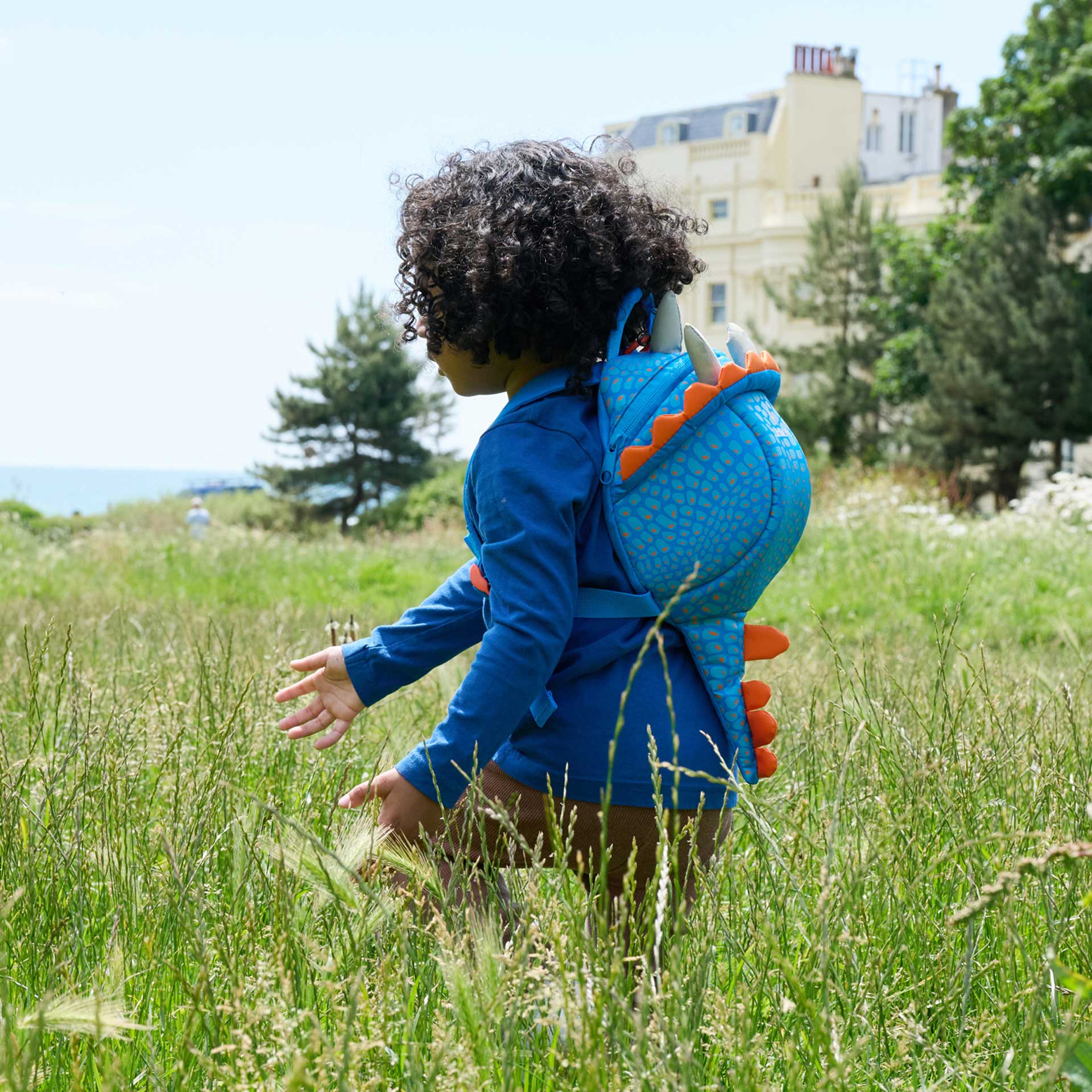 Triceratops Toddler Backpack with Rein - Image 3